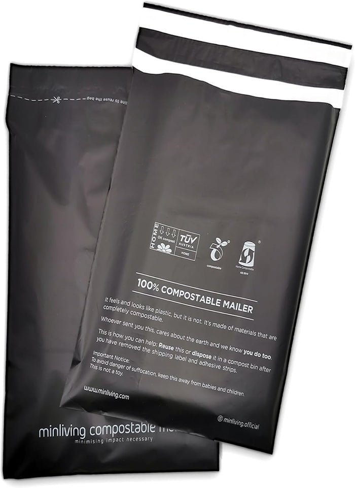 Compostable Mailers – Small 6" x 9"
