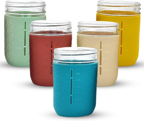 minliving silicone sleeves 8oz Regular Mouth – Neutral