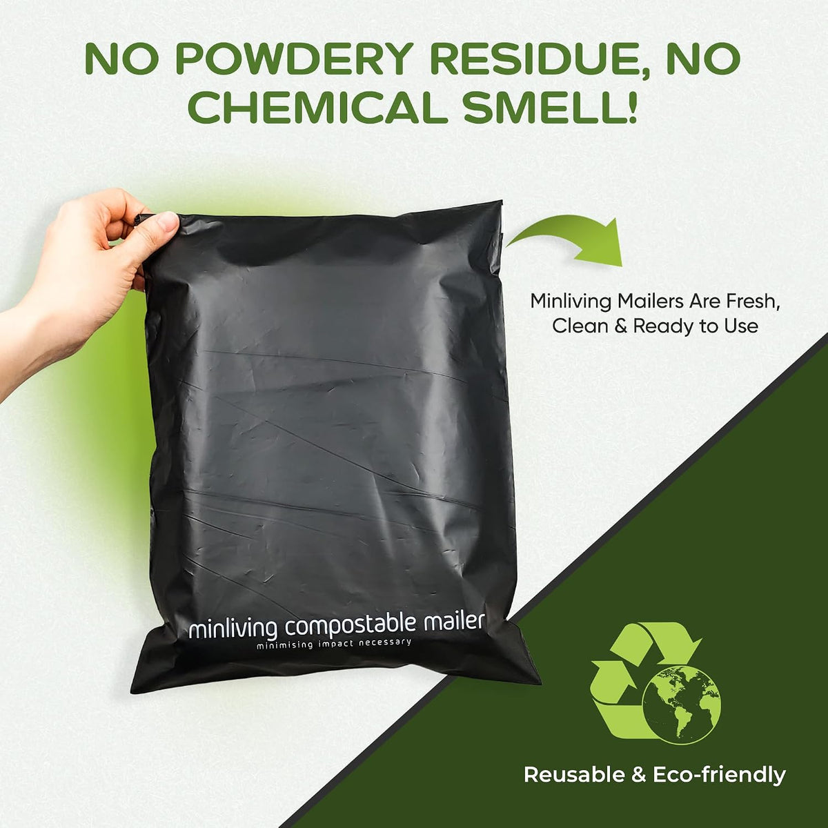 Compostable Mailers – Large 14.9" x 19"