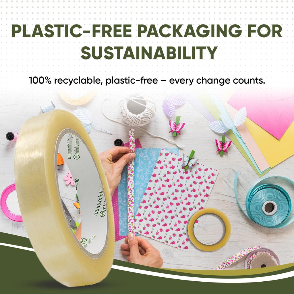 Biodegradable Packing Tape – Clear 3/4" x 70 yd