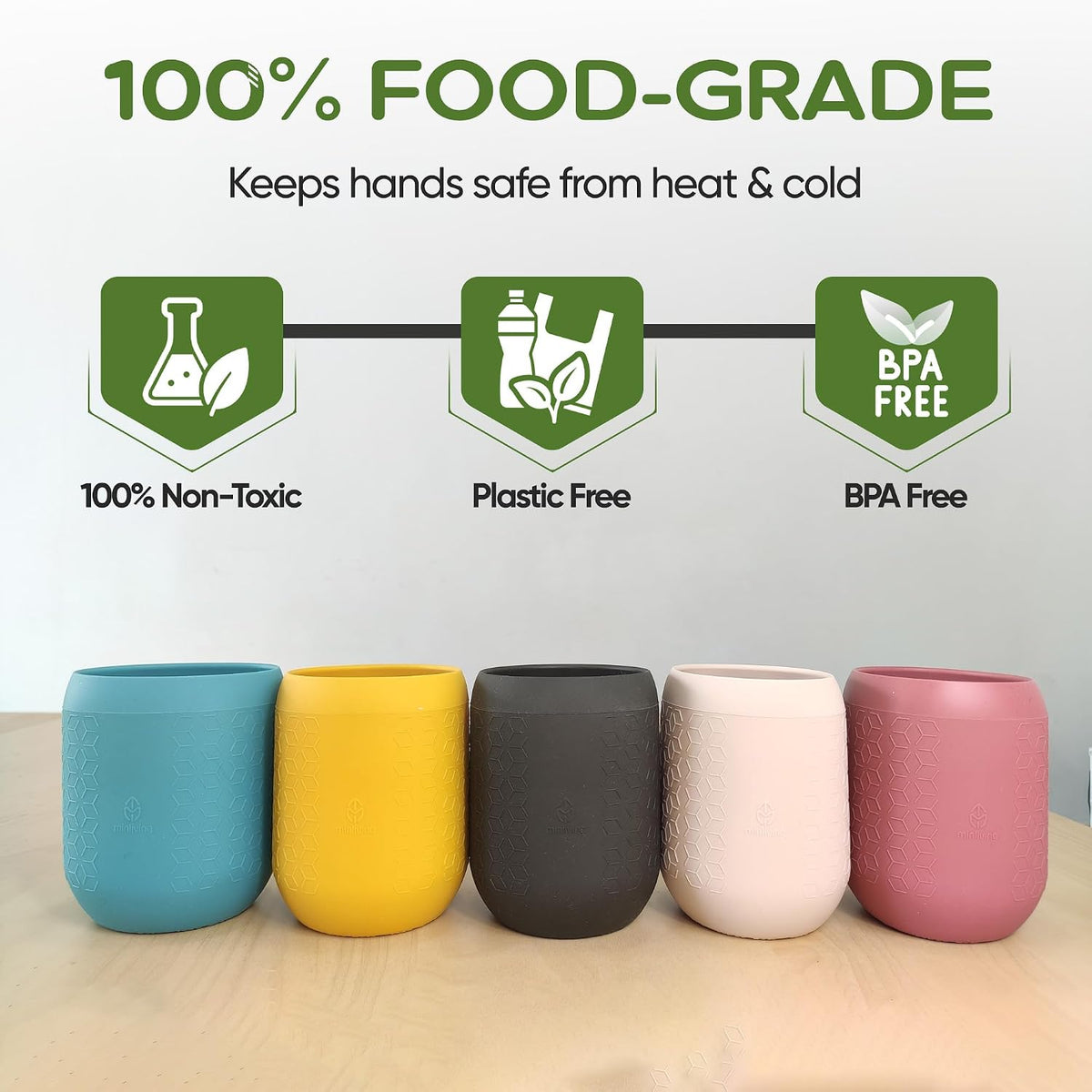 minliving silicone sleeves 16oz Regular Mouth – Autumn Winter
