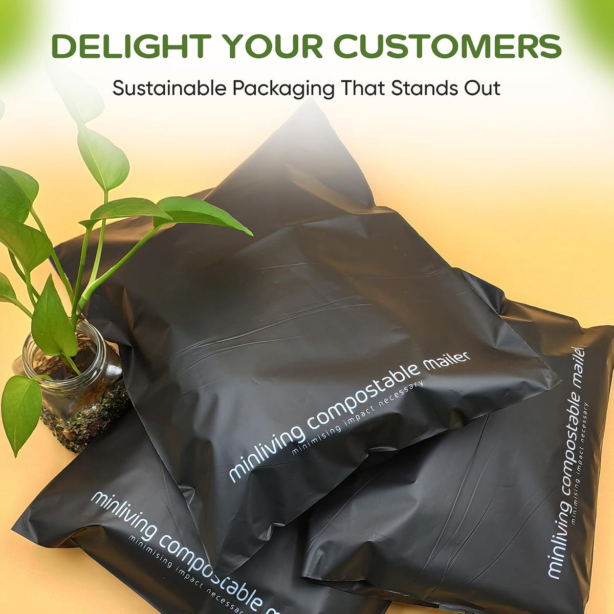 Compostable Mailers – Large 14.9" x 19"