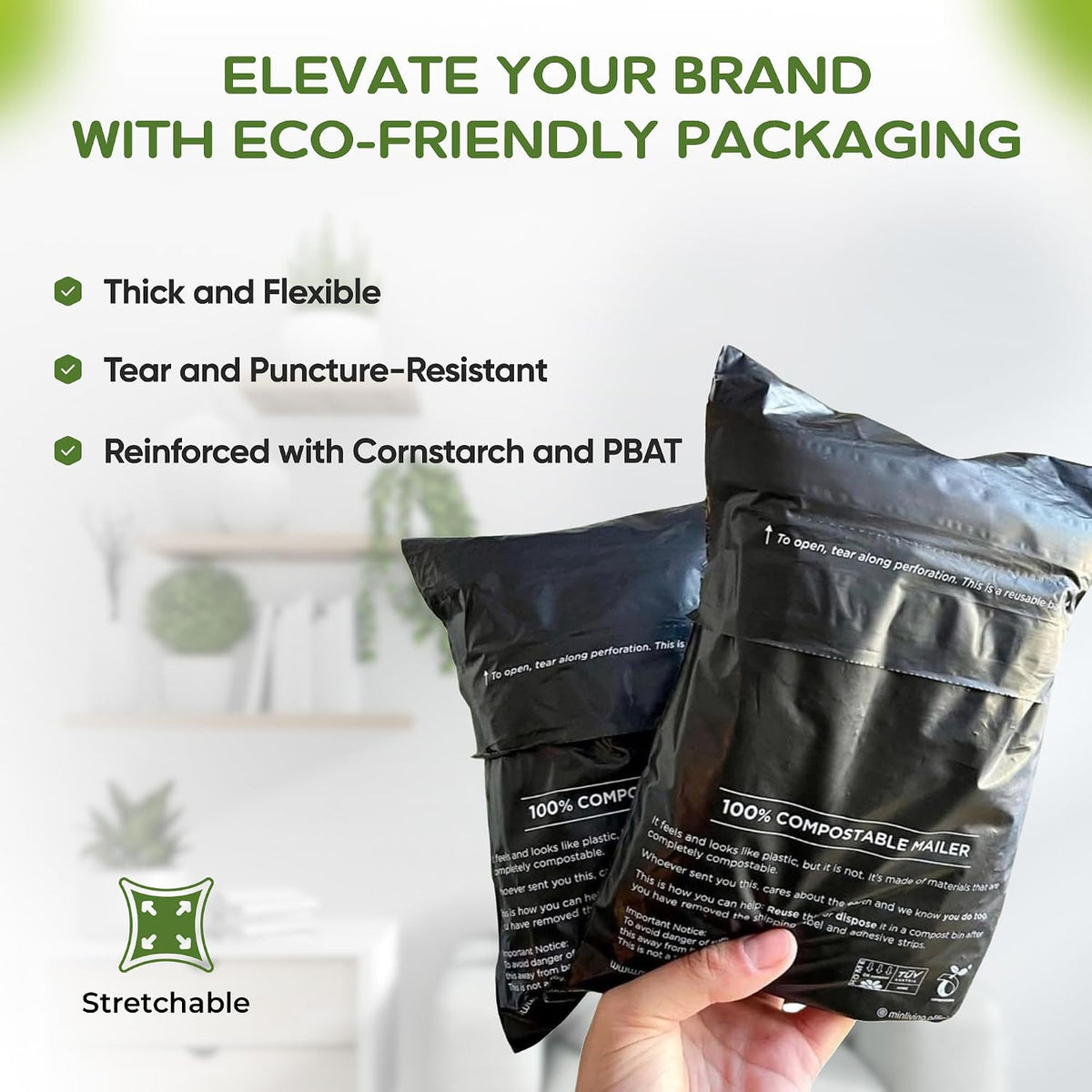 Compostable Mailers – Medium 10" x 13"