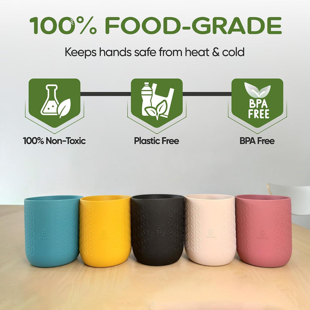 minliving silicone sleeves 16oz Wide Mouth – Autumn Winter
