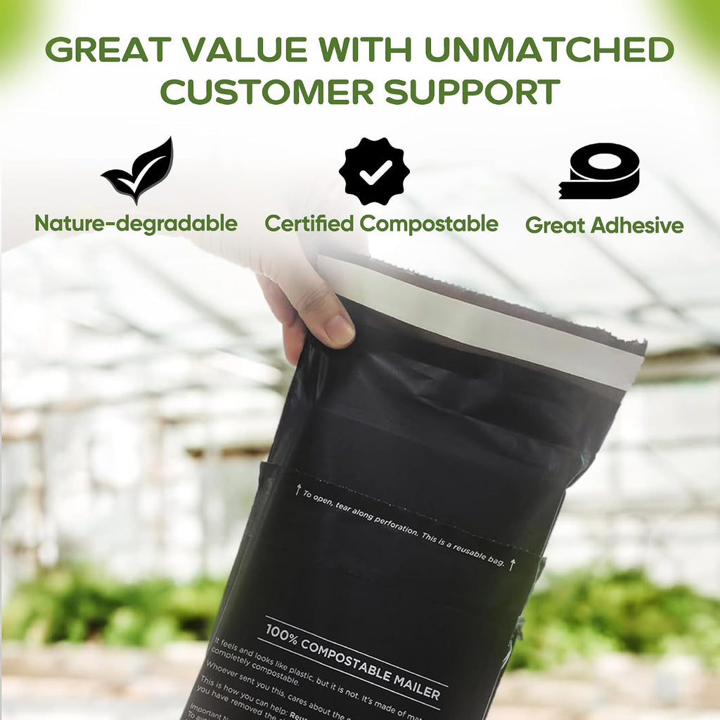 Compostable Mailers – Small 6" x 9"