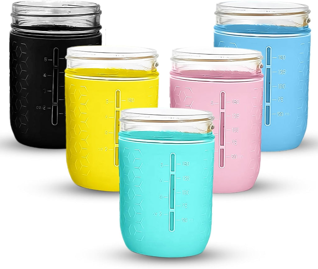 minliving silicone sleeves 8oz Regular Mouth – Multicolor
