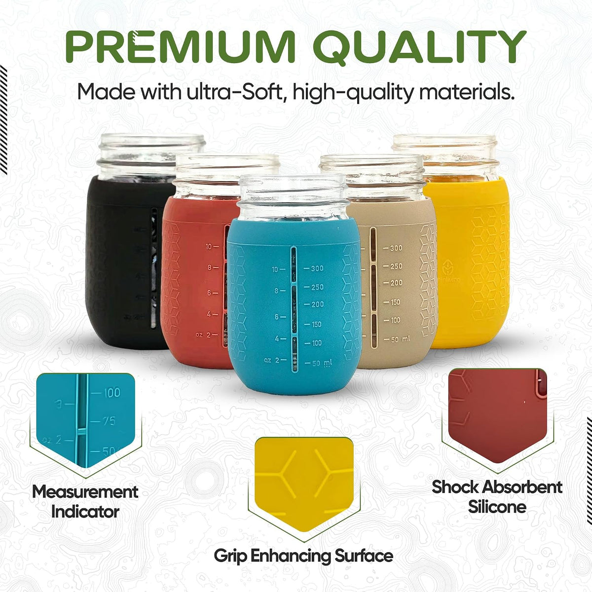 minliving silicone sleeves 16oz Regular Mouth – Autumn Winter