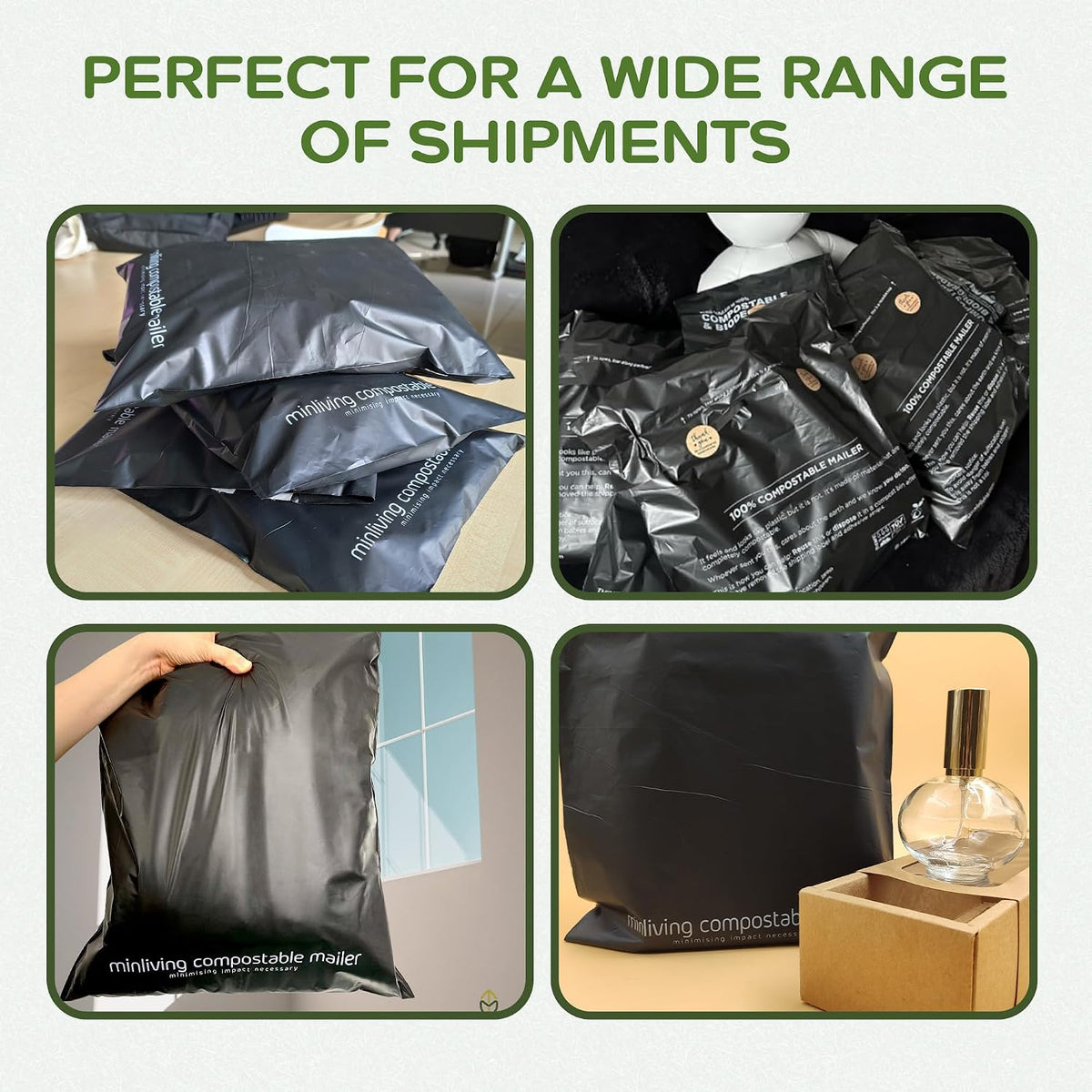 Compostable Mailers – Large 14.9" x 19"
