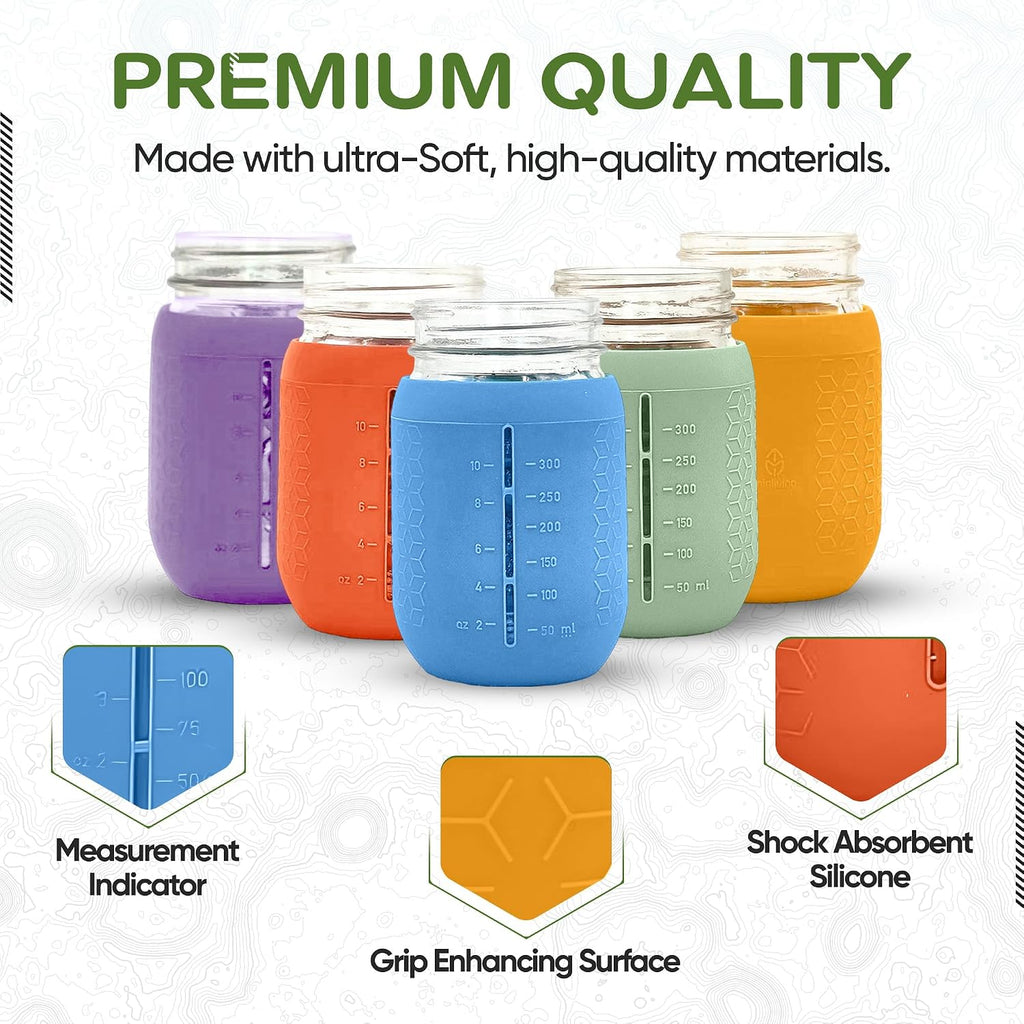 minliving silicone sleeves 16oz Regular Mouth – Spring Summer